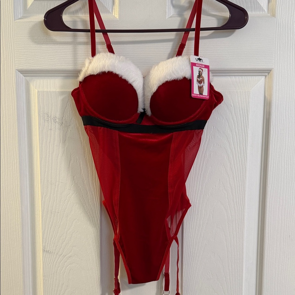 Santa’s Helper Bodysuit NWT